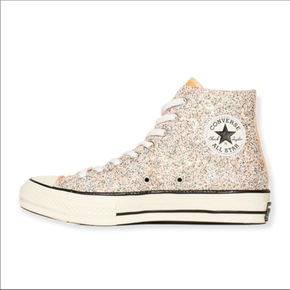 CONVERSE x JW ANDERSON GLITTER CHUCK 70 HIGH TOP SNEAKERS CHUCK TAYLOR A Size 11 - Picture 7 of 10